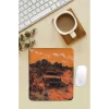 SonicTouch Bilek Destekli Teksas Bozkırı Turuncu Dikdörtgen Pürüzsüz Yüzey Dikişsiz Mouse Pad 18x22cm