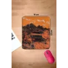 SonicTouch Bilek Destekli Teksas Bozkırı Turuncu Dikdörtgen Pürüzsüz Yüzey Dikişsiz Mouse Pad 18x22cm