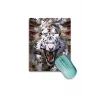 SonicTouch Çin Beyaz Kaplanı (White Tigger) Kaydırmaz Gaming Oyuncu Dikişsiz Mouse Pad17x21cm