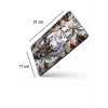 SonicTouch Çin Beyaz Kaplanı (White Tigger) Kaydırmaz Gaming Oyuncu Dikişsiz Mouse Pad17x21cm