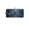 SonicTouch Çip Devre Desenli Kaymaz Gaming Oyuncu Masaüstü Dikişsiz Klavye Mouse Pad 32x70Cm