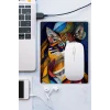 SonicTouch Dragon Li Kedi Figürlü Rengarenk Kaydırmaz Gaming Oyuncu Dikişsiz Mouse Pad17x21cm