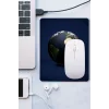 SonicTouch Dünya Desenli Kaydırmaz Gaming Oyuncu Masaüstü Dikişsiz Mouse Pad 17x21cm