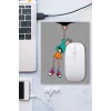 SonicTouch Fido Dido Temalı Gri Kaydırmaz Gaming Oyuncu Dikişsiz Mouse Pad17x21cm