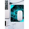 SonicTouch Fütüristik Yeşil Gaming Oyuncu Masaüstü Dikişsiz Mouse Pad Altlığı 17x21cm