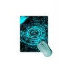 SonicTouch Fütüristik Yeşil Gaming Oyuncu Masaüstü Dikişsiz Mouse Pad Altlığı 17x21cm