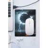 SonicTouch Göklerin Ay Yıldızı Şimşek Temalı Kaydırmaz Gaming Oyuncu Dikişsiz Mouse Pad 17x21cm