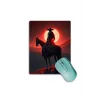 SonicTouch Gün Batımı Kovboy Temalı Kaydırmaz Gaming Oyuncu Dikişsiz Siyah Mouse Pad17x21cm