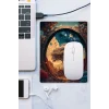 SonicTouch Hinora Hayat Ağacı Kaydırmaz Gaming Oyuncu Dikişsiz Mavi Turuncu Mouse Pad17x21cm