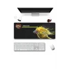 SonicTouch Kişiye isme Özel Kanarya Figürlü Sarı Lacivert Fotoğraflı XXL Dikişsiz Gamer Klavye Mousepad 40x90cm