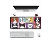SonicTouch Mutlu Patişler Renkli Pürüzsüz Sıvı Geçirmez Yüzey XXL Gamer Ofis Klavye Mousepad 40x90cm