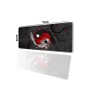 SonicTouch Japon Ying Yang Balığı Gamer Oyuncu Dikişsiz Sıvı Geçirmez Siyah Klavye Mouse Pad 32x70Cm