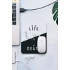 SonicTouch Life and Death Pürüzsüz Yüzey Kaymaz Taban Dikişsiz Kenar Gamer Oyuncu Mouse Pad 19x23cm