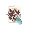 SonicTouch Renkli Kuşlar Pürüzsüz Yüzey Kaymaz Taban Dikişsiz Kenar Gamer Oyuncu Mouse Pad 19x23cm