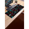SonicTouch Renkli Çakıl Taşları Gamer Oyuncu Dikişsiz Sıvı Geçirmez Klavye Mouse Pad 32x70Cm