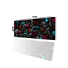 SonicTouch Renkli Çakıl Taşları Gamer Oyuncu Dikişsiz Sıvı Geçirmez Klavye Mouse Pad 32x70Cm