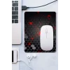 SonicTouch Siyah Petek Desenli Kaydırmaz Gaming Oyuncu Masaüstü Dikişsiz Mouse Pad 17x21cm