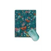 SonicTouch Soimoi Yeşili Turuncu Kelebekli Kaydırmaz Gaming Oyuncu Dikişsiz Mouse Pad17x21cm