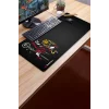 SonicTouch UltraGrand Derin Sarı Kırmızı Siyah Dikişsiz Xl Gaming Oyuncu Klavye Mouse Pad 40x65Cm