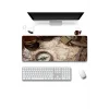 SonicTouch UltraGrand Gezginci Kaşif Gamer Oyuncu Xxl Kahverengi Klavye Mouse Pad 40x90Cm