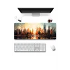 SonicTouch UltraGrand Gün Batımı Metropolis Temalı Gamer Oyuncu Xxl Klavye Mouse Pad 40x90Cm