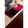 SonicTouch UltraGrand Kızıl Samuray Gamer Oyuncu Xxl Kırmızı Klavye Mouse Pad 40x90Cm