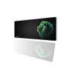 SonicTouch UltraGrand Siyah ve Neon Yeşili Aslan Dikişsiz Xxl Gaming Oyuncu Masaüstü Klavye Mouse Pad 40x90Cm