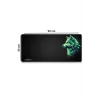 SonicTouch UltraGrand Siyah ve Neon Yeşili Kurt Dikişsiz Xxl Gaming Oyuncu Masaüstü Klavye Mouse Pad 40x90Cm