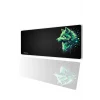 SonicTouch UltraGrand Siyah ve Neon Yeşili Kurt Dikişsiz Xxl Gaming Oyuncu Masaüstü Klavye Mouse Pad 40x90Cm