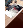 SonicTouch UltraGrand Suikastçı Gamer Oyuncu Xxl Beyaz Klavye Mouse Pad 40x90Cm