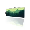 SonicTouch UltraGrand Dağ Orman Manzaralı Yeşil Dikişsiz Xxl Gaming Oyuncu Masaüstü Klavye Mouse Pad 40x90Cm