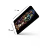 SonicTouch Vitray Chibi Kedileri Kaydırmaz Gaming Oyuncu Dikişsiz Siyah Mor Mouse Pad17x21cm