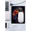 SonicTouch Ying Yang Temalı Mavi Turuncu Koi Balığı Kaydırmaz Gaming Oyuncu Dikişsiz Mouse Pad17x21cm
