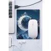 SonicTouch Yükselen Zafer Ay Yıldızlı Dağ Zirvesi Temalı Kaymaz Gaming Oyuncu Dikişsiz Mouse Pad 17x21cm