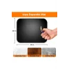 Valerine Life Airfryer Matı Isıya Dayanıklı Su Geçirmez Kaymaz Yıkanabilir Siyah Pad 35x45cm