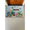 Valerine Life Akvaryum City Hoş Geldiniz Kapı Önü Paspası 45x70cm
