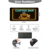 Valerine Life Barista Kahve Barı Tezgah Matı Sıvı Geçirmez XXL Büyük Boy Espresso Makinesi Pad 40x90cm 27BRD250827
