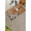 Valerine Life Beyaz Su Zambağı Welcome Kapı Önü Paspası 45x70cm