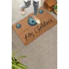 Valerine Life Bize Nazar Değmesin Üçlü Nazar Boncuğu Hoş Geldiniz Welcome Kapı Önü Paspası 45x70cm