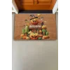 Valerine Life Cadılar Bayramı Bal Kabağı Welcome Kapı Önü Paspası 45x70cm