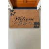 Valerine Life Ceviz Yaprağı Welcome Kapı Önü Paspası 45x70cm