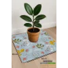 Valerine Life Çiçek Saksı Matı Salon Balkon Bitkileri Zemin Koruyucu Kaymaz Saksı Altlığı 60x60cm 27SAD250622