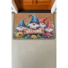 Valerine Life Çiçekler ve Cüceler Welcome Kapı Önü Paspası 45x70cm