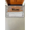 Valerine Life Deniz ve Palmiye Manzaralı Welcome Kapı Önü Paspası 45x70cm