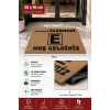 Valerine Life Eczane Logolu Coco Görünüm Hoş Geldiniz işyeri Koko Kapı Önü Paspası 50x90cm Kişiye Firmaya Özel