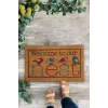Valerine Life Yuvamıza Hoş Geldiniz Kuşlar Temalı Welcome Kapı Önü Paspası 45x70cm