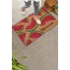 Valerine Life Karpuz Dilimi Desenli Kırmızı Welcome Hoş Geldiniz Kapı Önü Paspası 45x70cm