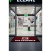 Valerine Life Eczane Logolu Kırmızı Dijital Baskılı Hoş Geldiniz Dükkan Önü İş Yeri Kapı Önü Paspası 50x90cm