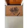 Valerine Life El Yazılı Helllooo ve Kalem Welcome Hoş Geldiniz Kapı Önü Paspası 45x70cm