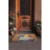 Valerine Life Gezegen ve Roket Temalı Welcome Kapı Önü Paspası 45x70cm